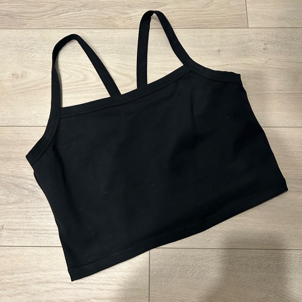 Wild Fable Black Strappy Crop Top, Women’s Size M